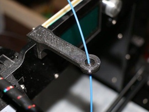 filament guide prusa i3 hephestos ball jointed 77mm 3d printer parts 3d print model - Mito3D