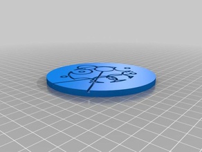 gali beard coins badges customized 3d print model - Mito3D