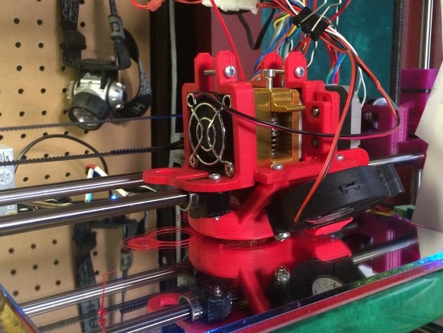 mk8 micro x-carriage diiicooler prox mount 3d printer extruders 3D print model - Mito3D
