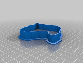 grand island cookie cutter 2 kitchen dining customized 3d print model - Mito3D