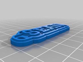 sean Anahtarlık özelleştirilmiş 3d print model - Mito3D