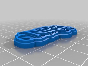 nikki Schlüsselbund Schlüsselanhänger angepasst 3d print model - Mito3D