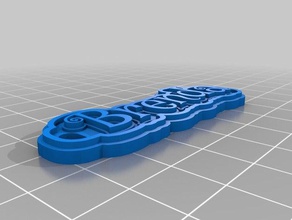 brenda Schlüsselbund Schlüsselanhänger angepasst 3d print model - Mito3D