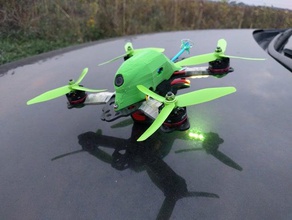helmchen alternatif quadrysteria qr200 pod rc araç canopy drone gerçek değişiklik yarış 3d print model - Mito3D