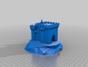 my customized grand castle generator buildings structures 3d print model - Mito3D