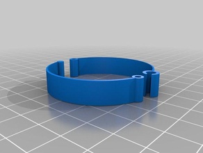 meine angepasste einfacher Verschluss Armband Armbänder 3d print model - Mito3D