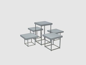 space saving table stool set hci-hw2 other 3d print model - Mito3D