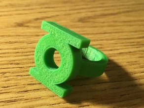 green lantern ring costume glring greenlantern laser cut cutting 3d print model - Mito3D