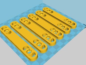 tesla model bajar los enlaces de la parte trasera automoción suspensión aire 3d print model - Mito3D