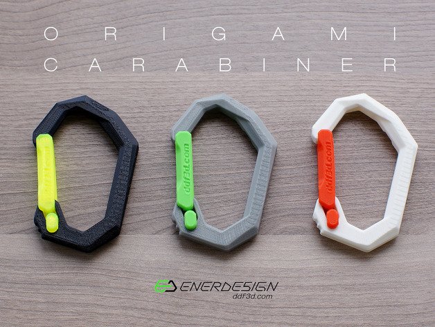 origami carabiner keychains 123d 3dhubs 3dprintable art beltclip best bump captured christmas coffins connector cosplay costumechallenge customizer l'uso quotidiano da vinci design engineering featured fidget flex flexible fushigi gears gift giveaway halloween hinged ikea hack innovativo portachiavi luce link logaritmica magia fare makeprintable makeredchallenge regalo meccanica giocattoli meccanici nautilus non circolare cambio parte teschi a spirale la sopravvivenza universale utile utilità 3D print model - Mito3D