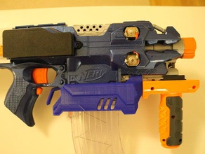 strife atualizado mag lançamento diy do clipe nerf gun melhorias mods brinquedos 3d print model - Mito3D