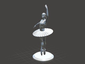 ballet dancer 02 sculptures 3d print model - Mito3D