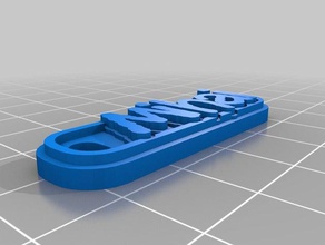 llavero mihai istrate chaveiros personalizado 3d print model - Mito3D