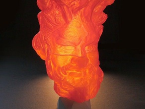 vase faune à pompéi sculptures masque la statue étanche l'eau 3d print model - Mito3D