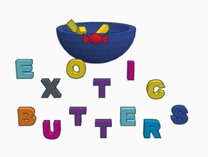 exotische butters video Spiele fnaf 3d print model - Mito3D