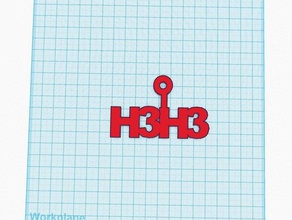 h3h3 neaklace des signes les logos collier swag youtube 3d print model - Mito3D