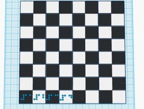 braille tabuleiro de xadrez que não fez do agregado familiar wip 3d print model - Mito3D