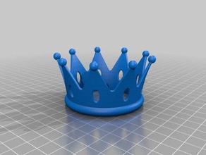 simple crown toy game accessories 3d print model - Mito3D