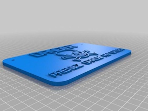 pericolo chien segno i segni loghi personalizzato 3d print model - Mito3D