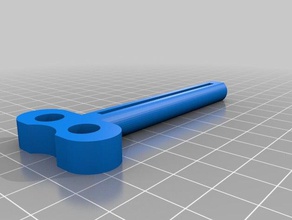 meine angepasste zahn-pastepaint-Rohr-Taste Haushalt versorgt 3d print model - Mito3D
