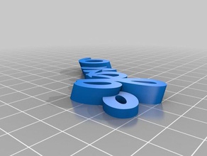 emily Anahtarlık gowo özelleştirilmiş 3d print model - Mito3D