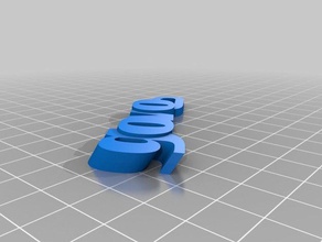 rylees go wo name keyring keyfob organization customized 3d print model - Mito3D