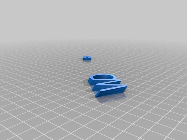 coletons wo name keyring keyfob organization customized 3D print model - Mito3D