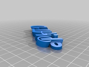 ximena name keyring keyfob Schlüsselanhänger angepasst 3d print model - Mito3D