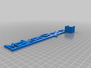 makerspace affichettes de l'organisation personnalisé 3d print model - Mito3D