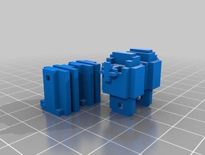 mine Beine - Spielzeug Spiel Zubehör printcraft 3d print model - Mito3D