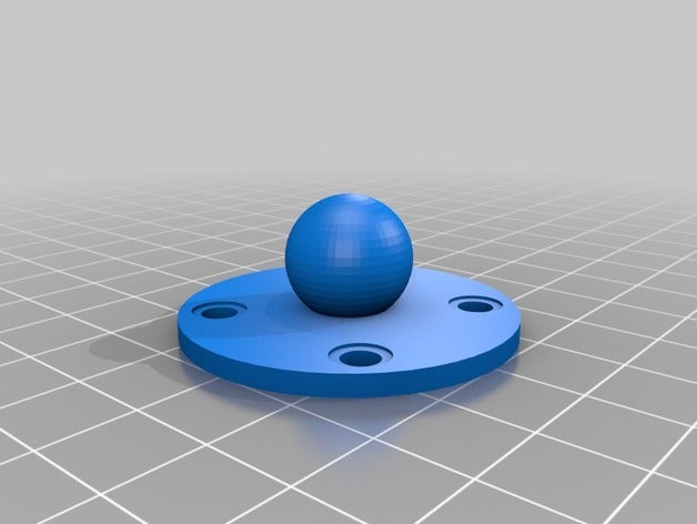 meu personalizados, bola-e-soquete de montagem chevy espelho família 3D print model - Mito3D