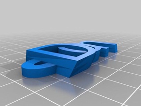 dom Schlüsselanhänger angepasst 3d print model - Mito3D
