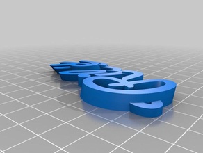 rileys personalizzato iamburnys v2text nome keyfob portachiavi 3d print model - Mito3D
