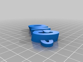 juan iamburnys v2text nombre llavero mando llaveros personalizado 3d print model - Mito3D