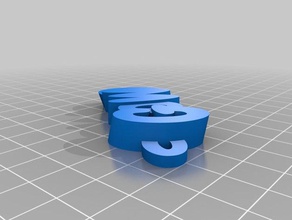 juan gomez iamburnys v2text adı keyfob Anahtarlık özelleştirilmiş 3d print model - Mito3D