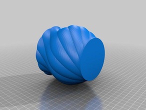 twisted vase l'apprentissage 3d print model - Mito3D