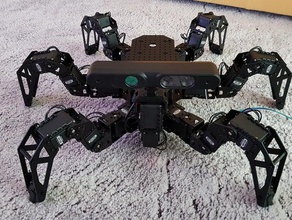 câmara monta asus xtion pro live servo-parênteses robótica 3d print model - Mito3D