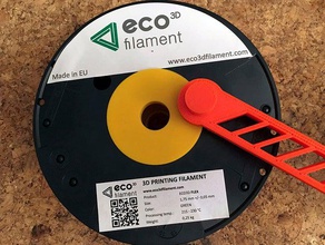eco3d filament spool hole reduction original prusa i3 printer accessories holder reducer 3d print model - Mito3D