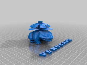 venusaur 3d baskı pokemon 3d print model - Mito3D