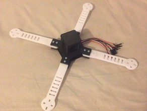 drone image de marque 2 3 d l'impression fpv racer quadricoptère course contrôle à distance 3d print model - Mito3D