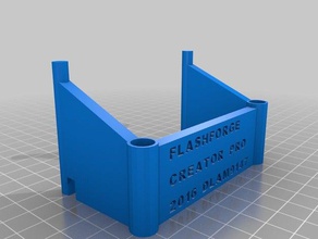 flashforge creator pro filament guide 3d printer accessories 3d print model - Mito3D