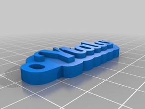 ytalo llaveros personalizado 3d print model - Mito3D