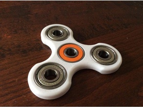 fidget-spinner-Blatt-spinner - Spielzeug Spiel Zubehör 3d print model - Mito3D