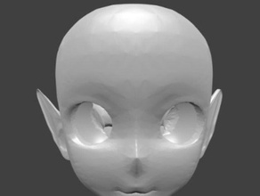 head elf ears art 3d print model - Mito3D