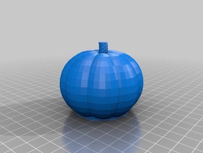 my customized hollow pumpkin witheye sizes food drink 3d print model - Mito3D