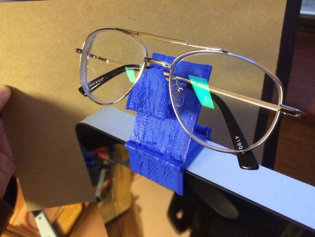 glasses perch monitor computer 3D print model - Mito3D