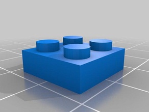 mis personalizado de lego-compatible ladrillo 2 la construcción juguetes 3d print model - Mito3D