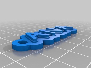 llavero ana Anahtarlık özelleştirilmiş 3d print model - Mito3D