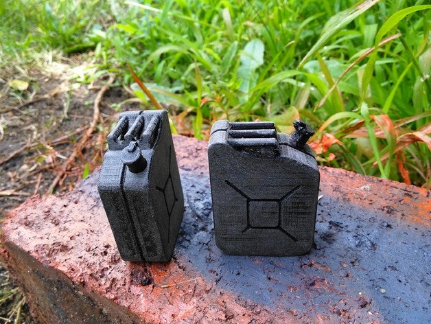 jerry can 110 toys games accessories crawler rc rock scale 3D print model - Mito3D