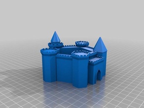 mittelalterliche Festung generator 1 Gebäude Strukturen angepasst 3d print model - Mito3D